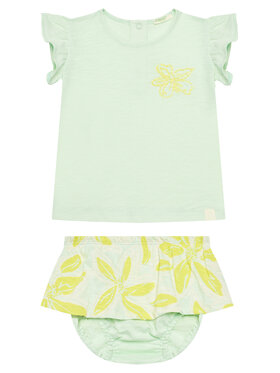 United Colors Of Benetton Набір футболка та шорти 3O7SAK015 Зелений Regular Fit