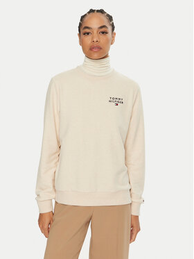 Tommy Hilfiger Tommy Hilfiger Bluză UW0UW04521 Bej Regular Fit
