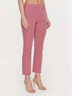 Weekend Max Mara Weekend Max Mara Hlače iz tkanine Rana 2351310137 Roza Slim Fit
