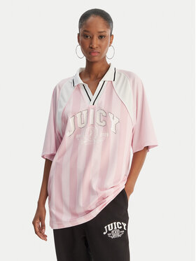 Juicy Couture Juicy Couture Pólóing Juicy Football JCSCT126407 Rózsaszín Oversize