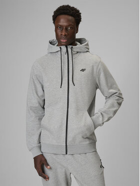 4F 4F Felpa 4FRMM00TSWSM3058-27M Grigio Regular Fit