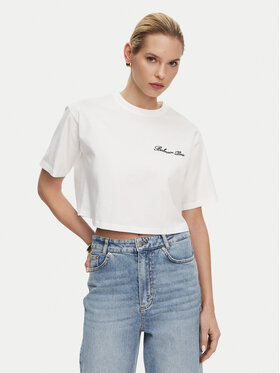 Balmain Balmain T-särk DF1EE020BC78 Valge Regular Fit
