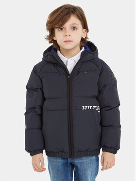 Tommy Hilfiger Tommy Hilfiger Vatovaná bunda KB0KB08342 Tmavomodrá Regular Fit
