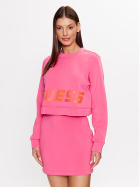 Guess Guess Суитшърт V3YQ02 K7UW2 Розов Oversize