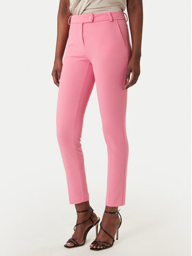 Rinascimento Rinascimento Pantaloni din material CFC0127865003 Roz Slim Fit
