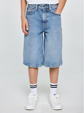 BIG STAR BIG STAR Szorty jeansowe ANDYS Niebieski Loose Fit