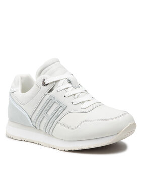 Tommy Hilfiger Tommy Hilfiger Sneakersy Th W Undyed Runner FW0FW06488 Sivá