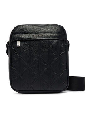 Calvin Klein Calvin Klein Umhängetasche Emblem Aop Deboss Reporter LV04D3562G Schwarz