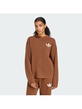 adidas adidas Bluza 156495 Brązowy Loose Fit