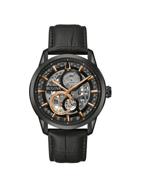 Bulova Bulova Zegarek 98A283 Czarny