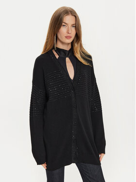 TWINSET TWINSET Kardigán 242TP3273 Čierna Loose Fit