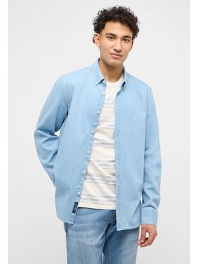 Mustang Mustang Koszula Style Cullman Niebieski Slim Fit