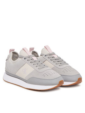 Calvin Klein Calvin Klein Laisvalaikio batai Retro Runner Sock Laceup Neo Mix HW0HW03250 Pilka
