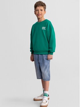 minoti minoti Szorty jeansowe 29SHORT253 Czarny Regular Fit