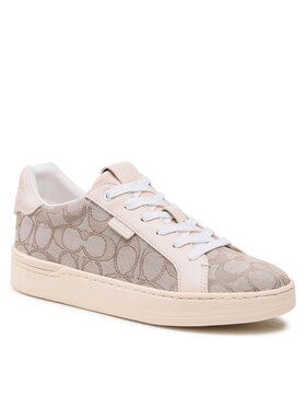 Coach Coach Sneakersy Lowline Jacquard G5037 Beżowy