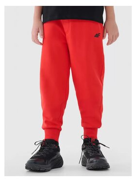 4F 4F Joggery 4FJRSS25TTROM1369-62S Czerwony Oversize