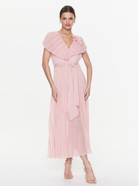 Dixie Dixie Cocktail obleka A319V025A Roza Regular Fit