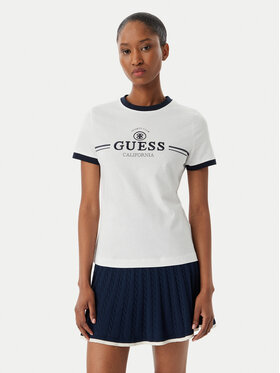 Guess Guess T-Shirt V6GI08 K2975 Bílá Regular Fit
