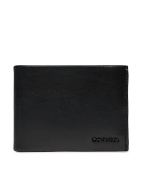Calvin Klein Calvin Klein Didelė Vyriška Piniginė Minimal Focus Trifold 10Cc W/Coi K50K511271 Juoda