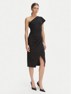 Rinascimento Rinascimento Rochie cocktail CFC0127793003 Negru Slim Fit