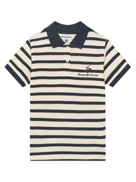 Beverly Hills Polo Club Beverly Hills Polo Club Тениска с яка и копчета G2283 Тъмносин Regular Fit
