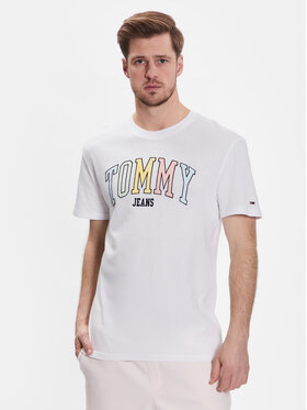 Tommy Jeans Tommy Jeans T-shirt College Pop DM0DM16401 Bijela Regular Fit