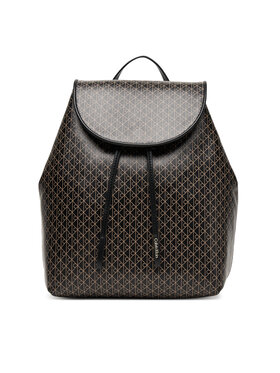 Calvin Klein Calvin Klein Ruksak Emblem Aop Flap Backpack LV04F3271G Čierna