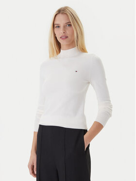 Tommy Hilfiger Tommy Hilfiger Pulover WW0WW47462 Écru Regular Fit
