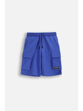 Coccodrillo Coccodrillo Szorty materiałowe WC6120502HBJ-014 Niebieski Regular Fit
