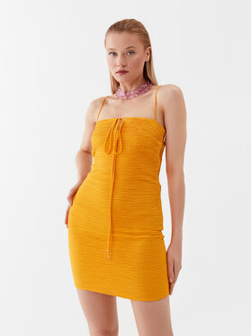 Patrizia Pepe Patrizia Pepe Letné šaty 2A2517/A248-R768 Žltá Slim Fit