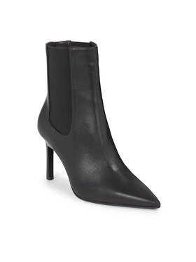 Calvin Klein Calvin Klein Čizme Geo Stiletto Chelsea Boot 90 HW0HW01708 Crna
