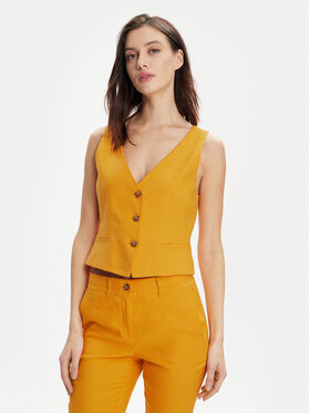 Marella Marella Vestă de costum Bananas 2413151012 Portocaliu Regular Fit
