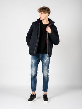 Geox Geox Bunda pro přechodné období M2628N T2938 Tmavomodrá Regular Fit