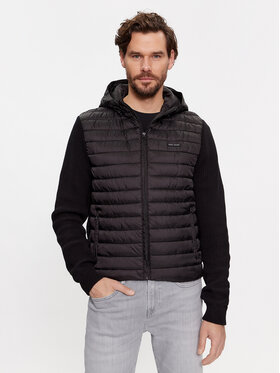 Pepe Jeans Vatovaná bunda Martin PM702401 Černá Regular Fit
