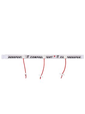 Compressport Compressport Pas sportowy Race Belt CU00013B Biały