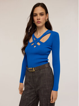 Motivi Motivi Cardigan M410W003504N004 Turchese Regular Fit