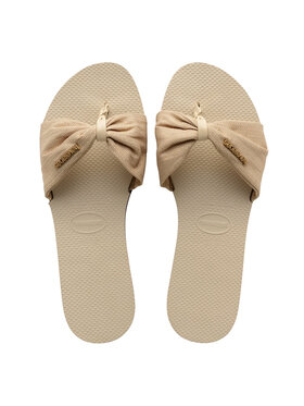 Havaianas Havaianas Japonki HAVAIANAS Infradito Donna Hav. You St Tropez shine 4145627.0121 Beige Beżowy