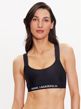 KARL LAGERFELD KARL LAGERFELD Bikini felső 230W2213 Fekete