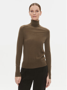 Calvin Klein Calvin Klein Поло K20K205989 Кафяв Slim Fit