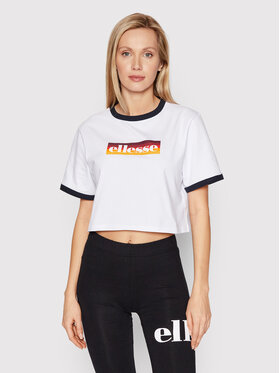 Ellesse Ellesse T-Shirt Filide SGI11072 Biały Cropped Fit