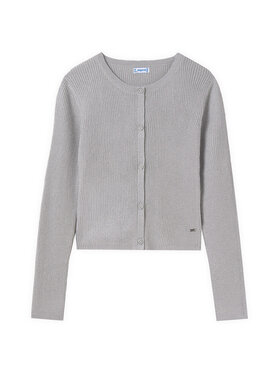 Mayoral Mayoral Cardigan 6350 Gri Slim Fit