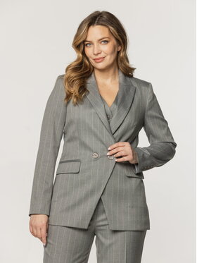 Willsoor Willsoor Marynarka 67934 Szary Regular Fit