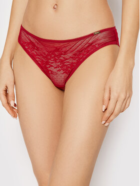Gossard Gossard Klašične gaćice Glossies Lace 13003 Tamnocrvena