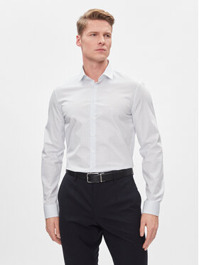 Calvin Klein Calvin Klein Košeľa K10K112311 Biela Slim Fit