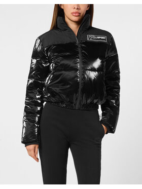 Plein Sport Plein Sport Kurtka bomber 14203 Czarny Regular Fit