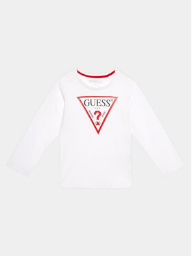 Guess Guess Блуза N84I24 K8HM0 Бял Regular Fit