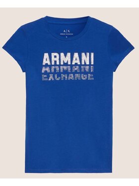 Armani Exchange Armani Exchange T-Shirt 6ZYTCM YJC7Z 1557 Granatowy Regular Fit