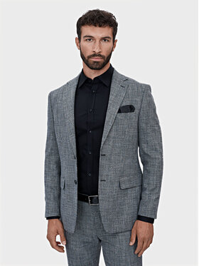 Evenemen Evenemen Marynarka Mattina Szary Slim Fit