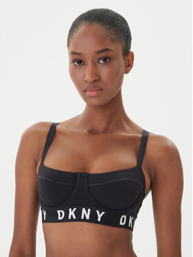 DKNY DKNY Nedrček s kostjo DK4521 Črna