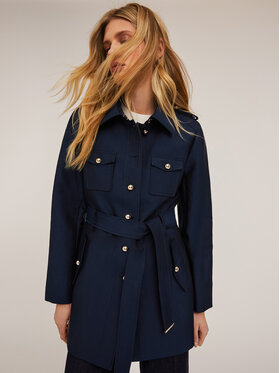 Motivi Motivi Cappotto invernale 0071Q000585N034 Blu Slim Fit